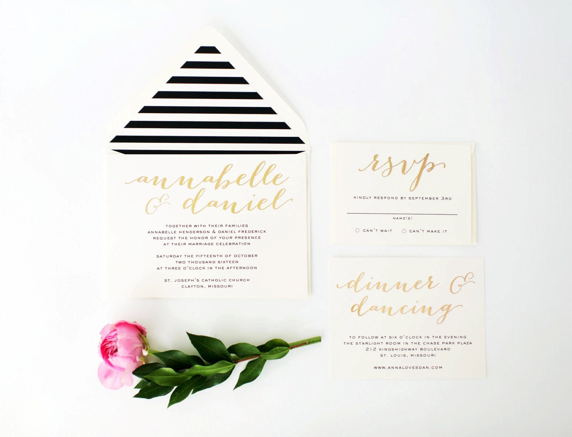 Modern Wedding Invitation Invitations By Dawn