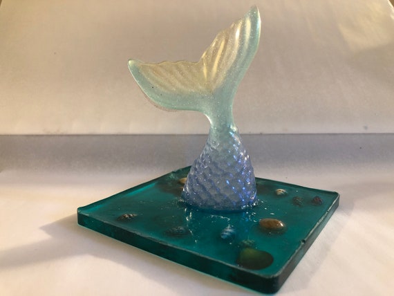 Mermaid tail ring holder sale