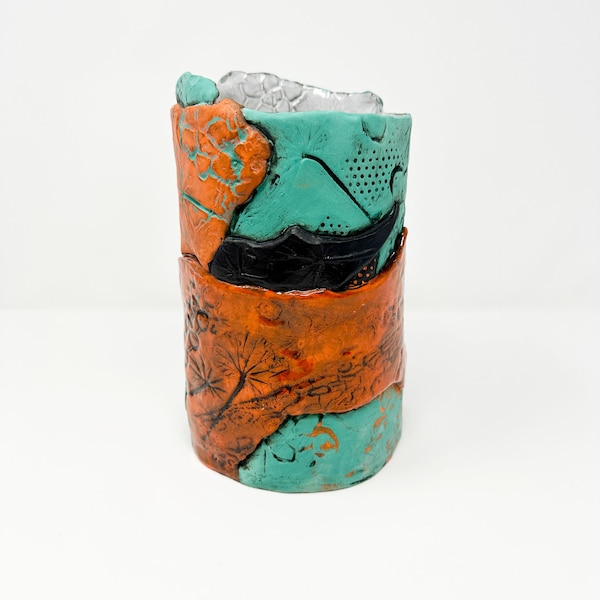 Modern Pottery Vase - Etsy