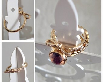 まさぽんページ◇14kgf Authentic Pandora Sparkling Bow 14k Gold CZ Hallmarked G585