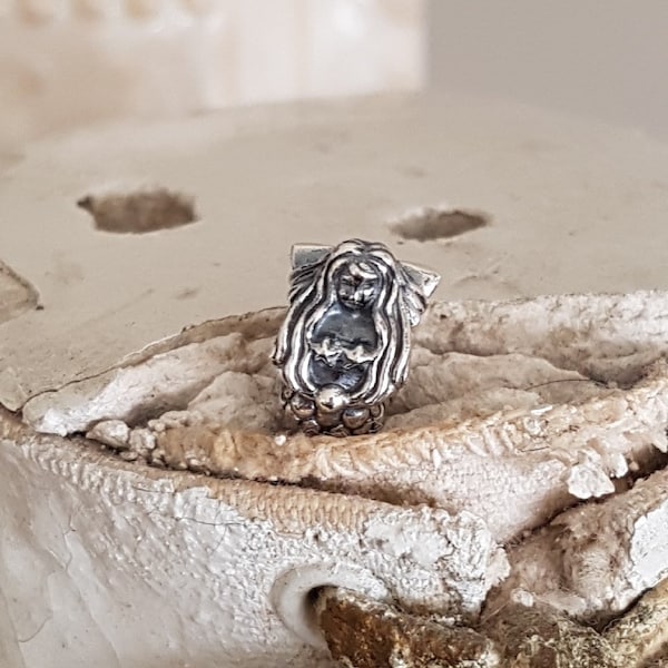 Authentic Pandora Mermaid Charm A lot of Texture and Detail Sterling Silver Hallmarked S925 ALE Item# 791220 RETIRED Nwot