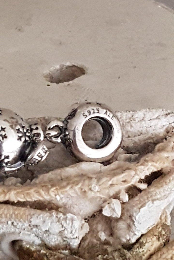 Authentic Pandora Christmas Bauble Dangle Charm Sterling with Etsy