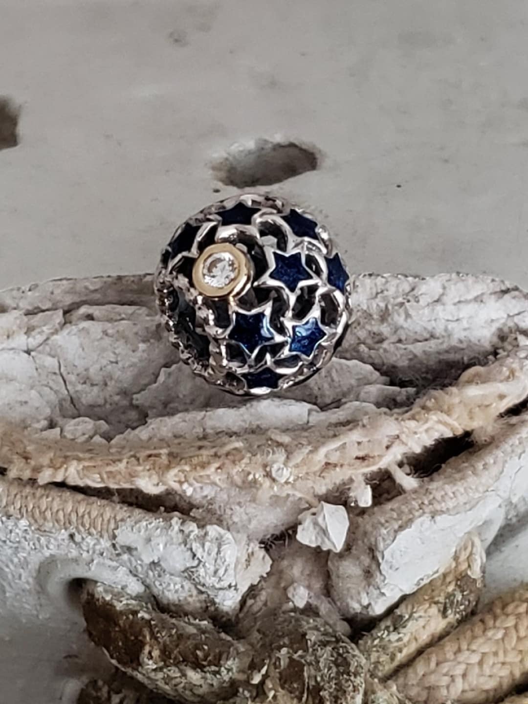 Pandora star clearance blue charm
