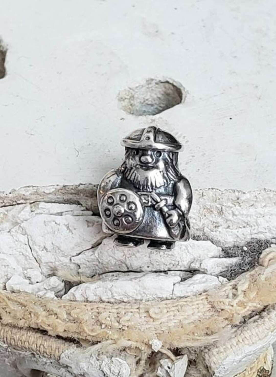 Authentic RARE Pandora Viking Warrior Charm Sterling Hallmarked 925 ALE Hard Find Item 790588 Pre Loved Retired Pandora Collector Gift BFF Etsy