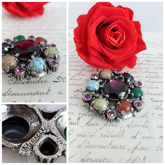 Vintage Miracle Celtic Brooch Pendant Combo Multi-color - Etsy ...