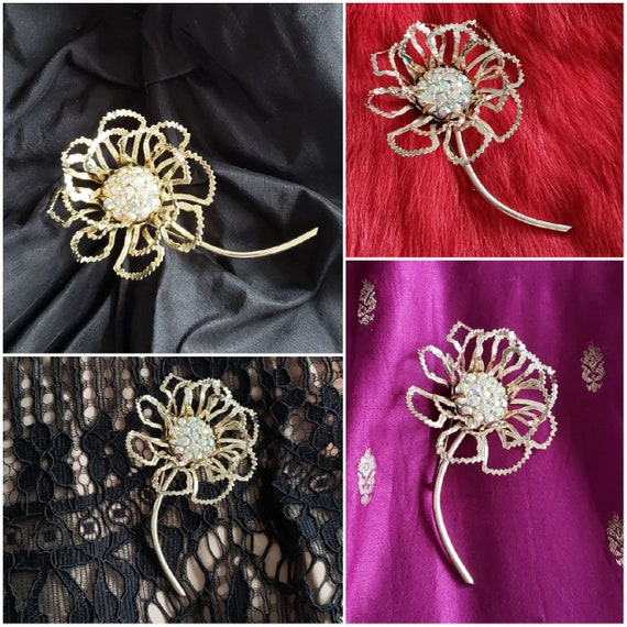 Stunning Vintage Sarah Coventry Brooch Earring Se… - image 10