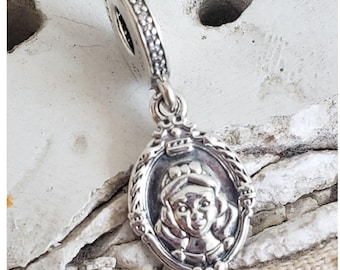 Authentic Pandora Snow White Evil Queen Magic Mirror Dangle Charm