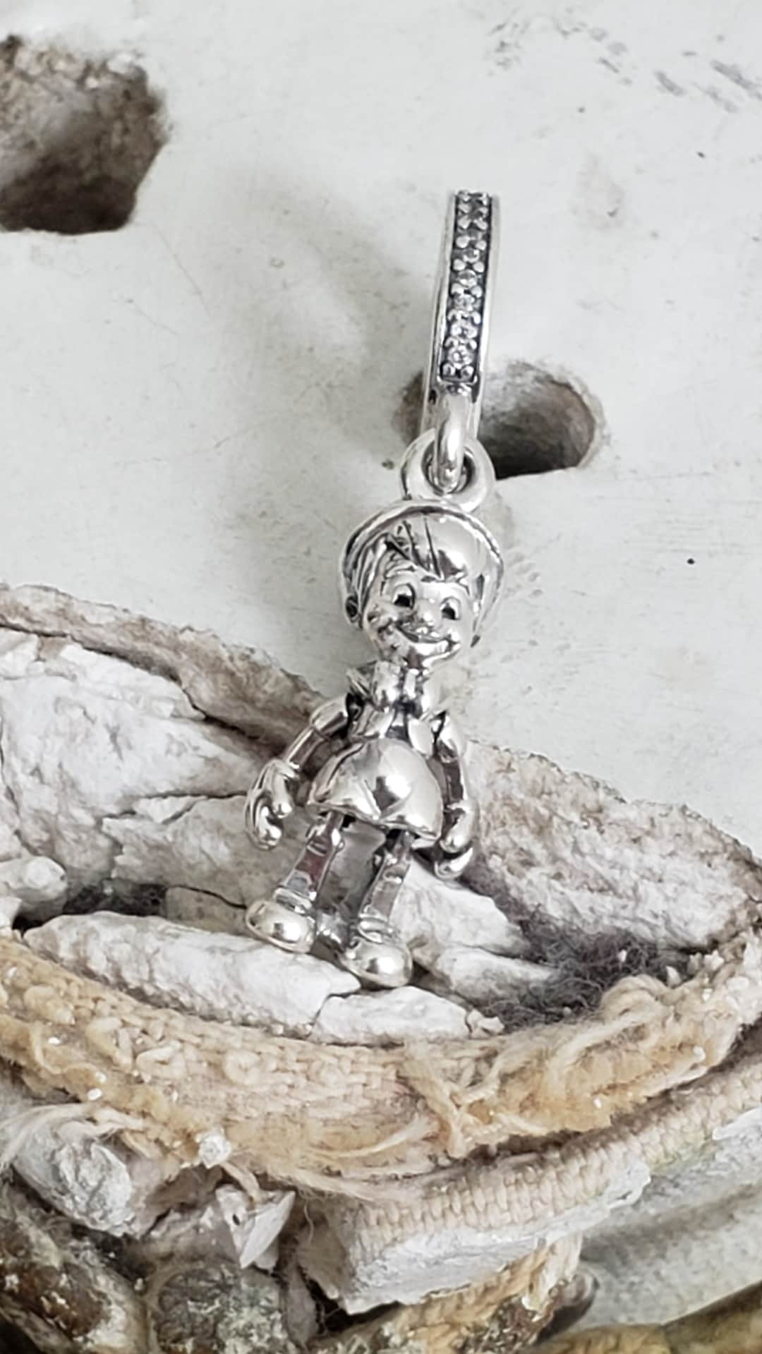 Authentic Pandora Pinocchio Dangle Charm Sterling Marked S925 ALE Classic Disney Tale Pinocchio Fan Disney Fan Item 797489CZ RETIRED Bff Etsy