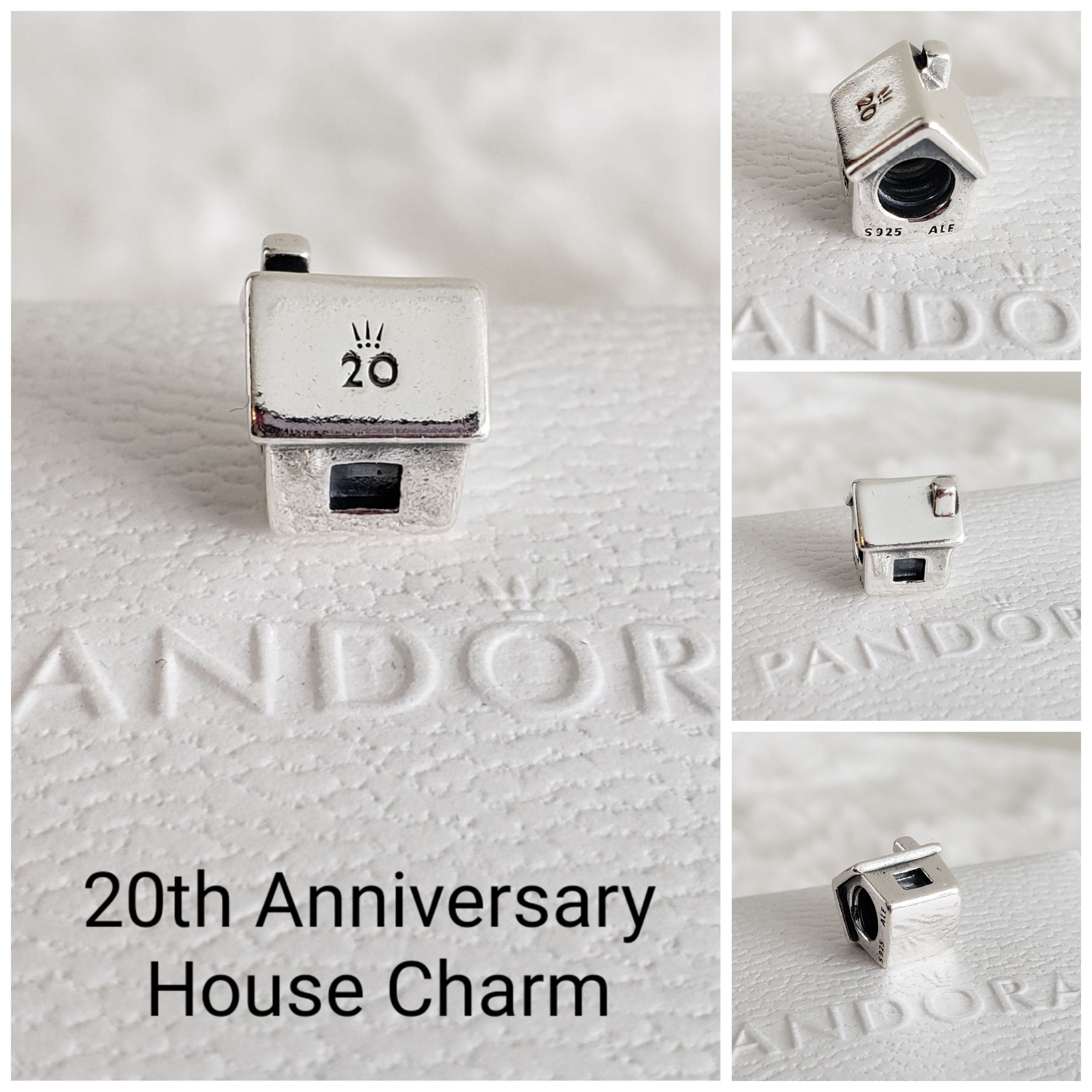 Authentic Pandora House Charm Sterling Hallmarked S925 ALE Etsy España