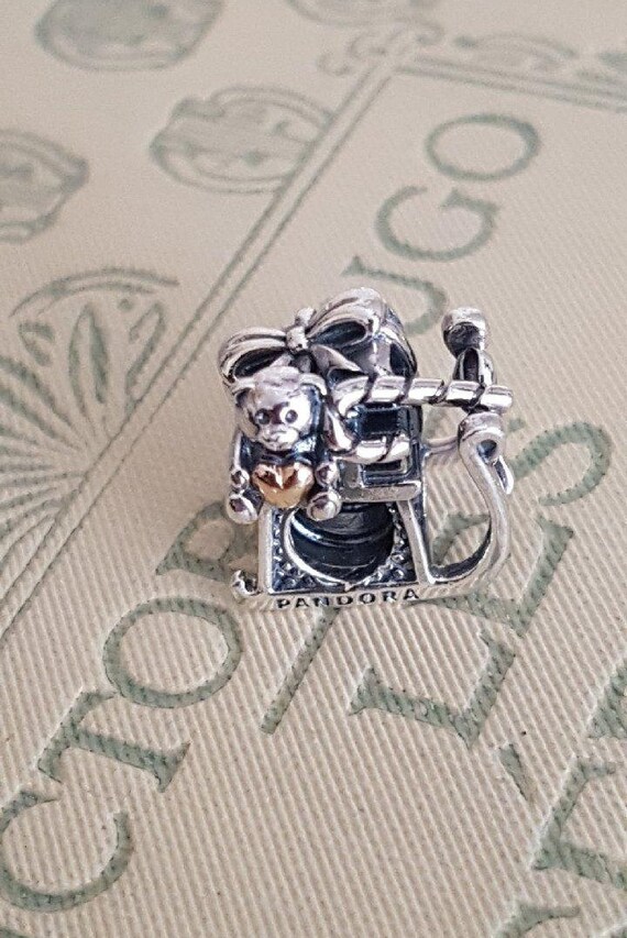 Authentic Pandora Dashing Through the Snow Sleigh Charm TWO TONE Sterling 14 K Gold Hallmarked S925 ALE Item 791207 Retired Nwot Christmas Etsy