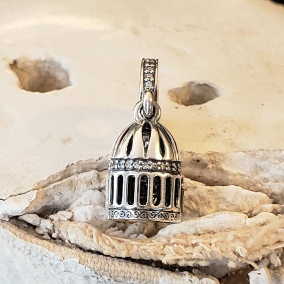 Authentic Pandora Free as A Bird Dangle Charm Opens Birdie Pops