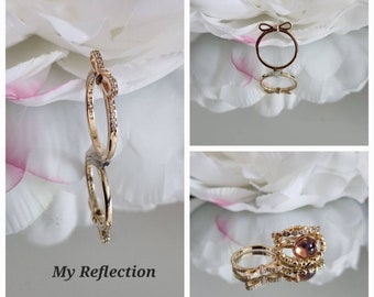 Authentic Pandora Sparkling Bow 14k Gold CZ Hallmarked G585