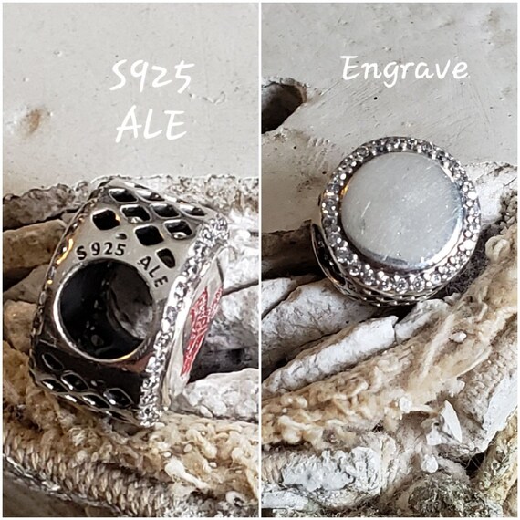 アクセサリー Lucky PUG!! Authentic Pandora Lucky Fish Puck Charm Clear CZ Canadian