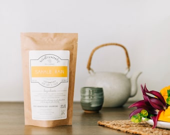 Sahalie Rain Handcrafted Tea W/ Mango + Black Tea | ORGANIC  | Winterwoods Tea Company Loose Leaf Blend