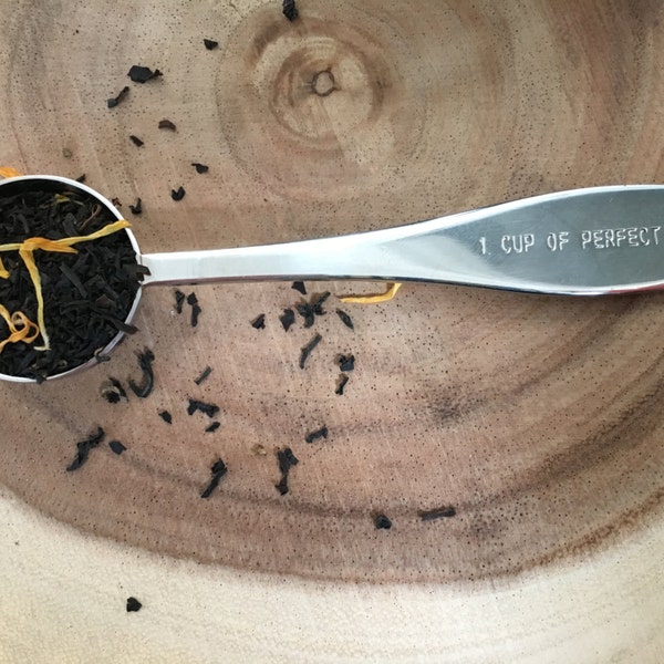 Perfect Cup Tea Measuring Spoon  | Loose Leaf Tea  | Winterwoods Tea Company | Tea Ball Infuser