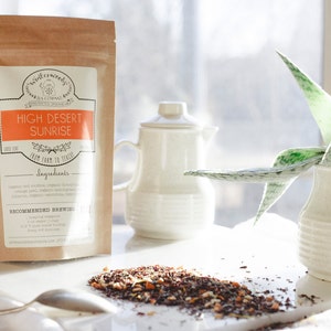 High Desert Sunrise Handcrafted Tea W/ Red Rooibos | ORGANIC  | Herbal | Winterwoods Tea Company Loose Leaf Blend