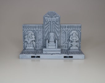 Throne | RPG | Dungeons and Dragons | D&D | Dragon Lock | Dungeon Master | Terrain | Miniature | Minis | 3D Printed | Tabletop Gaming