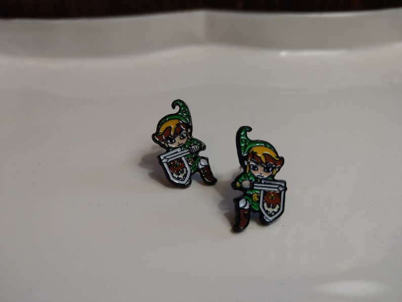 Zelda Link Earrings zelda earrings zelda jewelry zelda Etsy