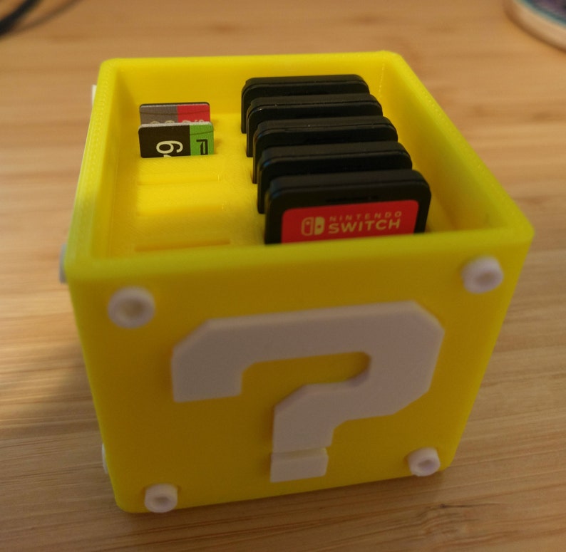 Nintendo Switch or 3DS Question Block Game Case Video Game Etsy