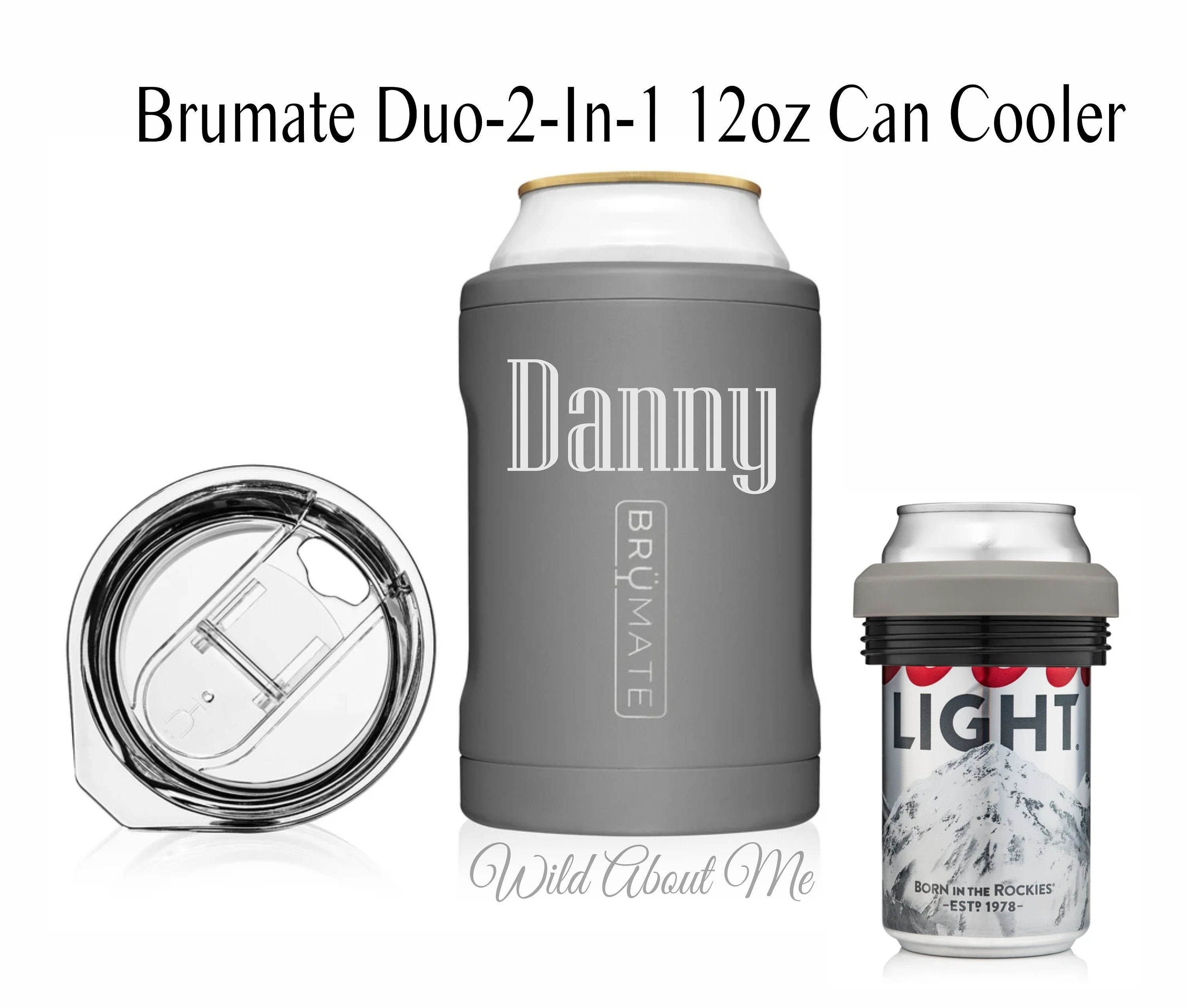 Monogram Brumate Duo 2-in-1 Can Cooler Laser Engraved