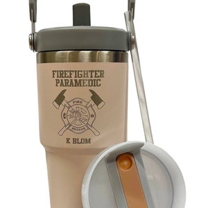 20oz Stainless Steel Tumbler with Two lids, Flip Straw & Regular Lid with Straw,  Personalized, Laser Engraved Tumbler or Water Bottle