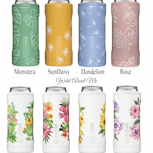 Personalized BruMate Hopsulator Slim - Premium Colors - Customized Your Way  with a Logo, Monogram, or Design - Iconic Imprint