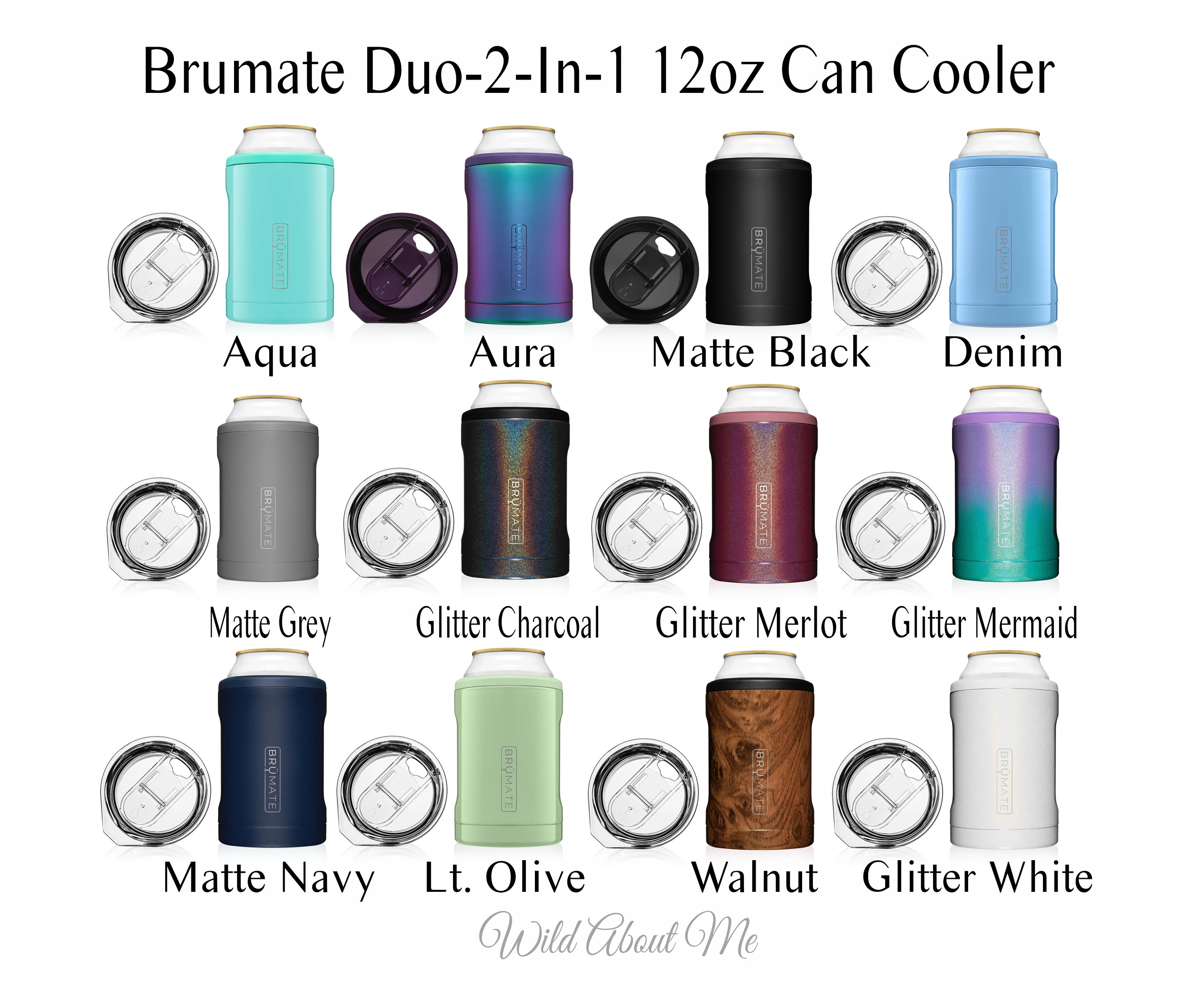 BruMate - HOPSULATOR Duo | Concrete Gray (12oz cans)