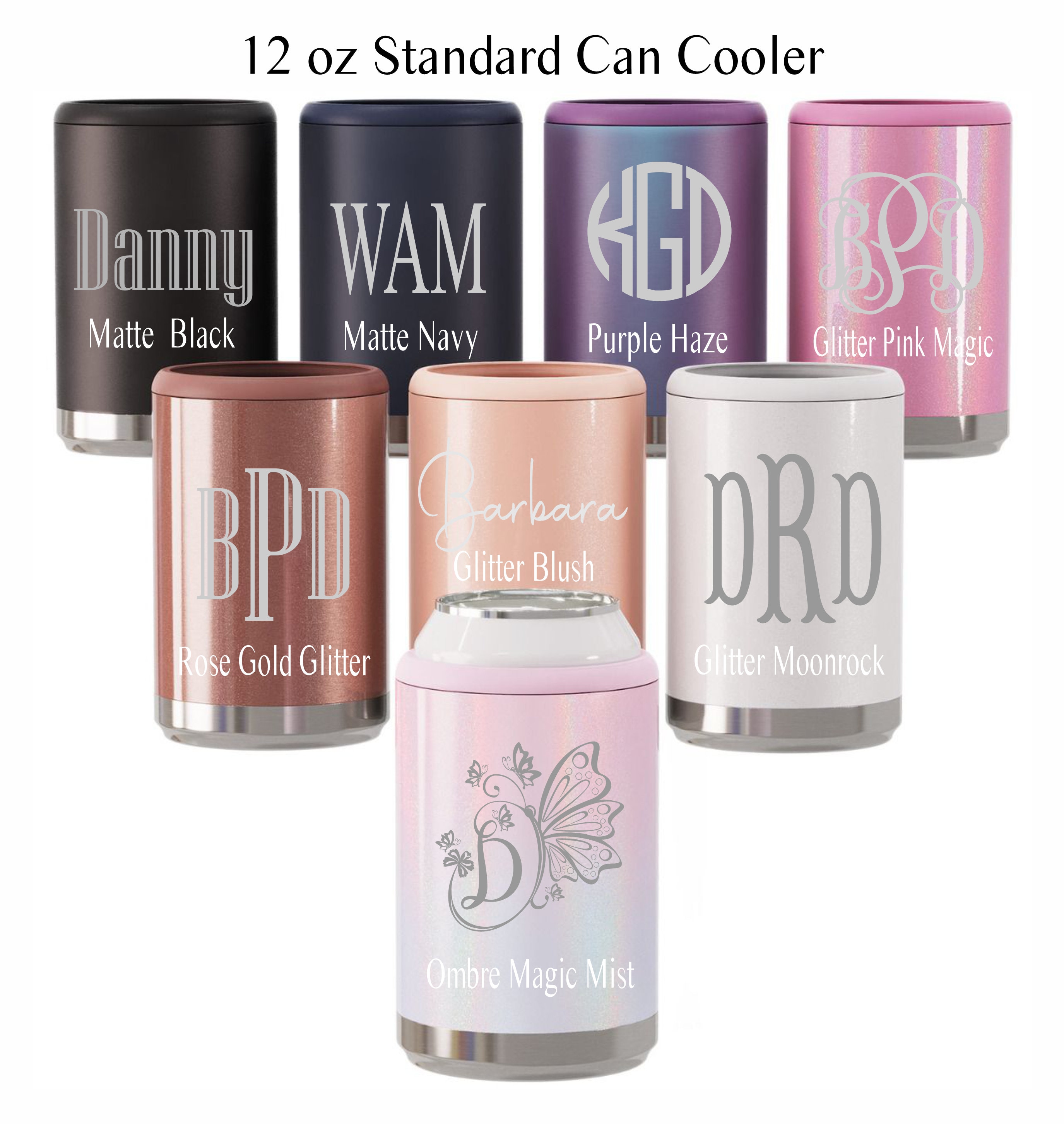 2pk Rose Gold Slim Can Koozie Cooler Insulated Stainless for 12oz Skinny  Cans