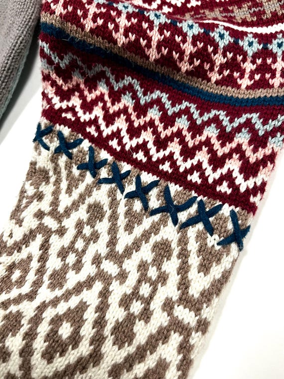 Patchwork Sweater - Paneled construction - Coldwa… - image 13