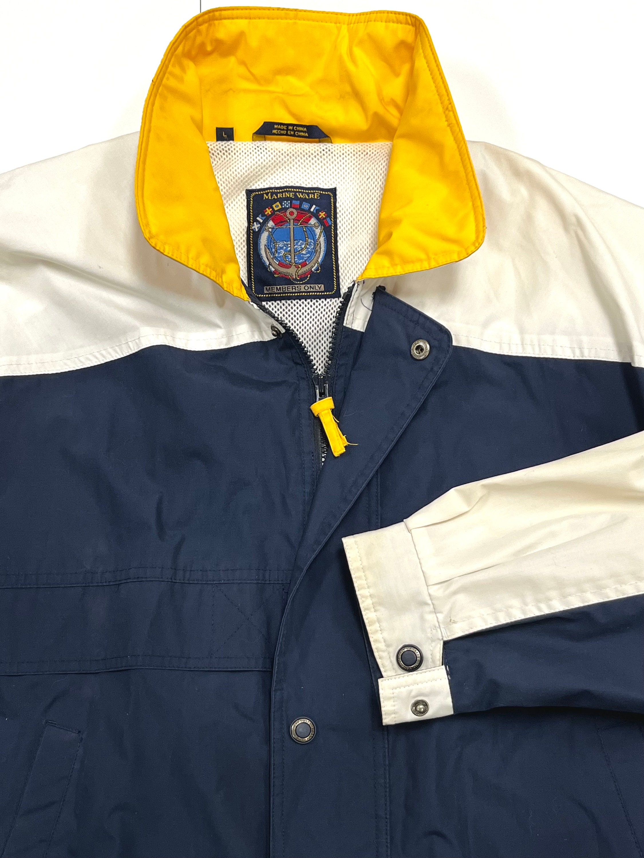 White Members Only Jacket