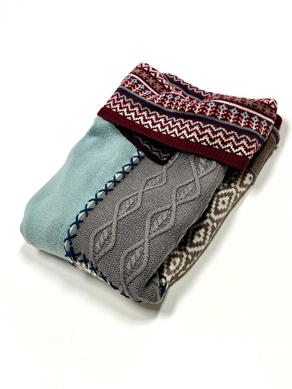 Patchwork Sweater - Paneled construction - Coldwa… - image 16