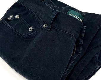 Ralph Lauren Jeans Co. - black denim capris - 100% cotton - size 6