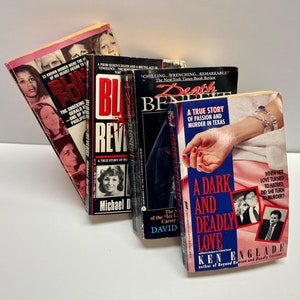 VINTAGE 1990&#39;s True Crime Books (x4) - Crime Junkie - Dateline - Pulp Non Fiction