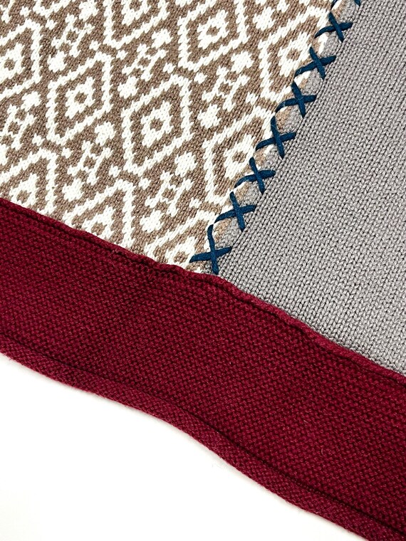 Patchwork Sweater - Paneled construction - Coldwa… - image 14