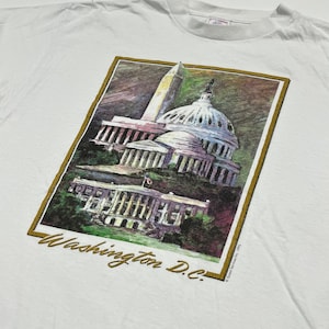 WASHINGTON DC vintage t-shirt - 90&#39;s fashion - Large - 100% cotton - super SOFT
