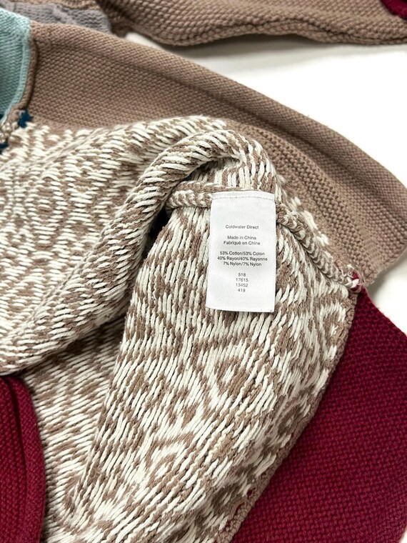 Patchwork Sweater - Paneled construction - Coldwa… - image 12