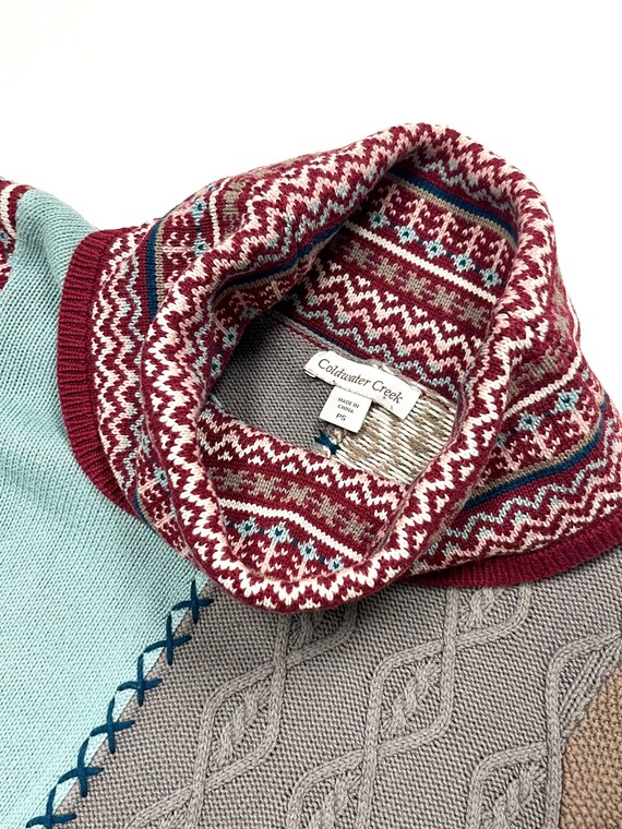 Patchwork Sweater - Paneled construction - Coldwa… - image 6