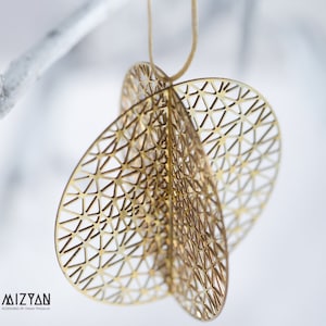 Geometrische Weihnachtsverzierung - DIY Feiertagsdekor
