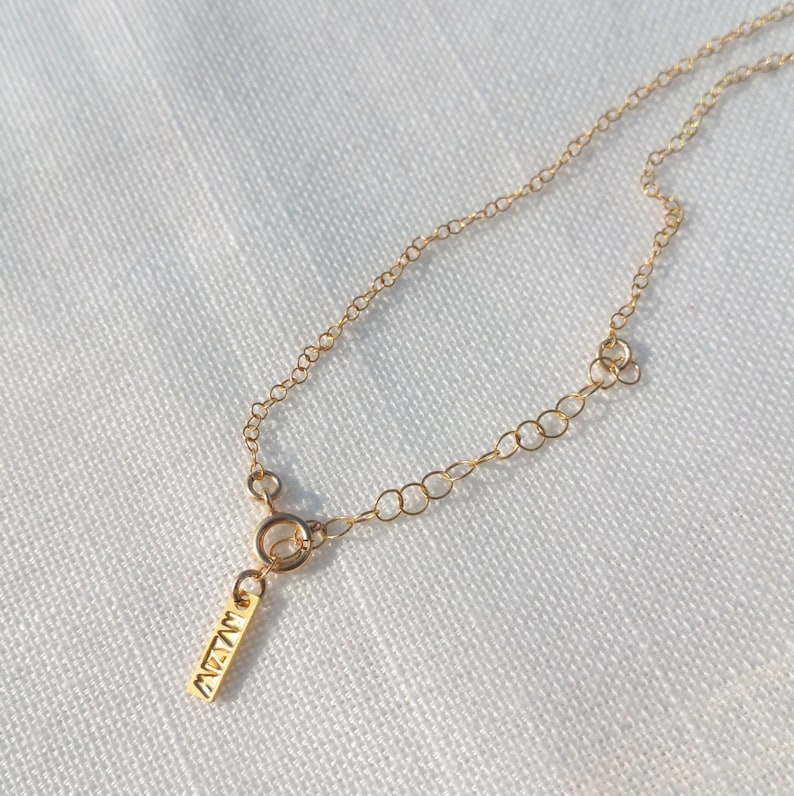 Geometric Upside Down Moon Necklace Crescent Moon Necklace celestial collection Horn Necklace gold plated gift for her fall jewelry