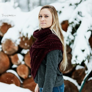 Katniss Inspired Cowl Huntress Cowl Vest Scarf Handmade - Etsy