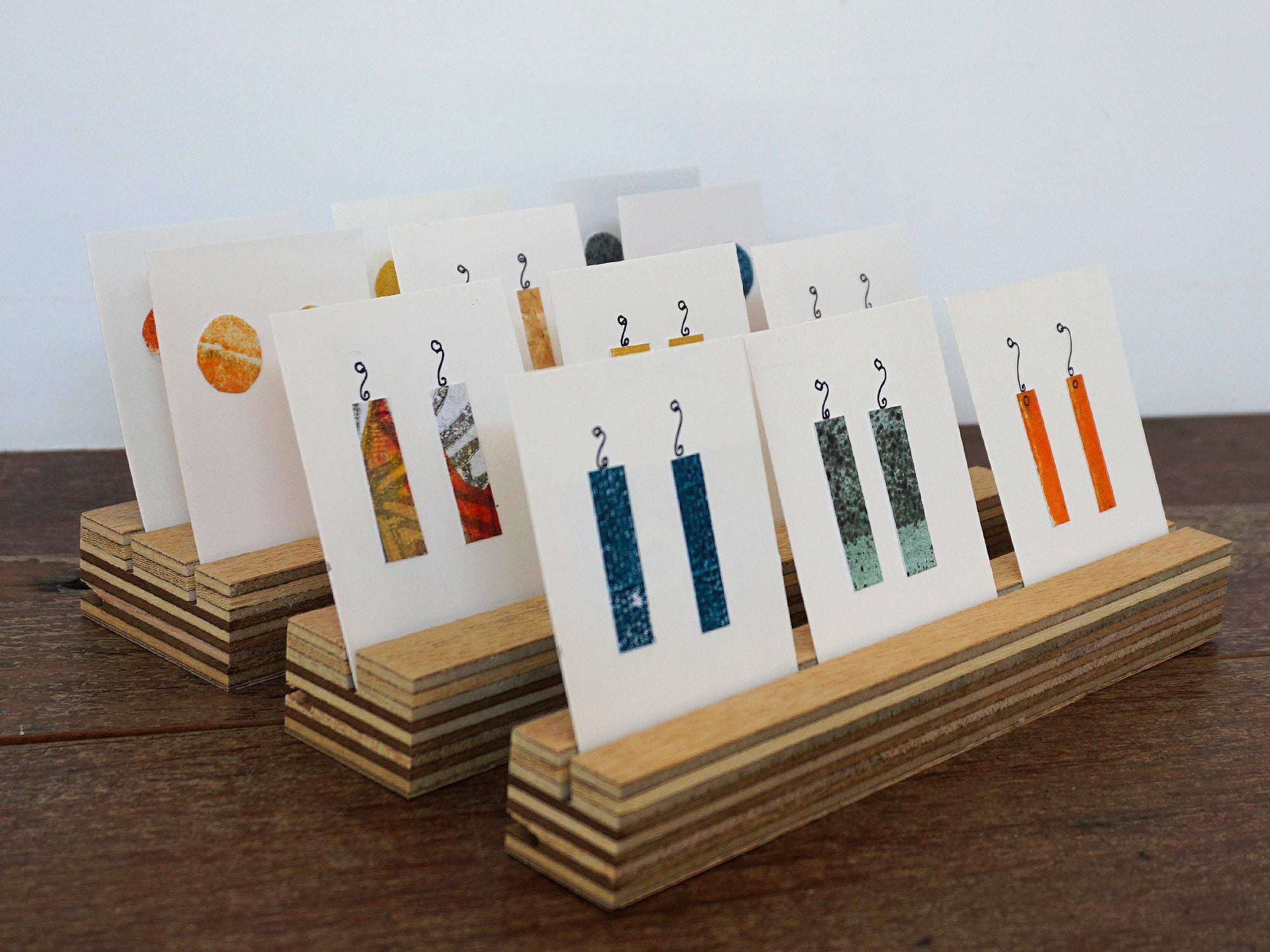 Slotted jewelry card display Clearance