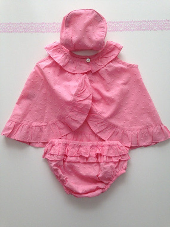 Pink baby girl summer set baby girl outfit toddler outfit Etsy