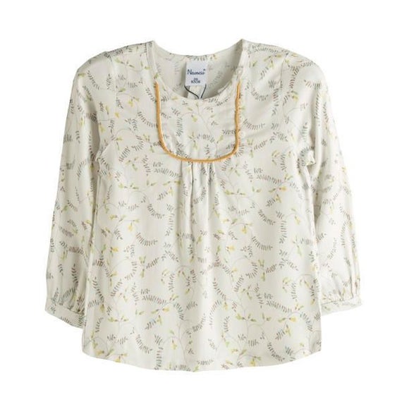 baby girl white top