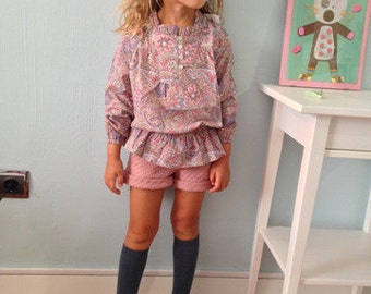 Hatoys 2Pcs Toddler Baby Kids Girls Tassel Off Shoulder Tops+Floral Pants Set Outfits