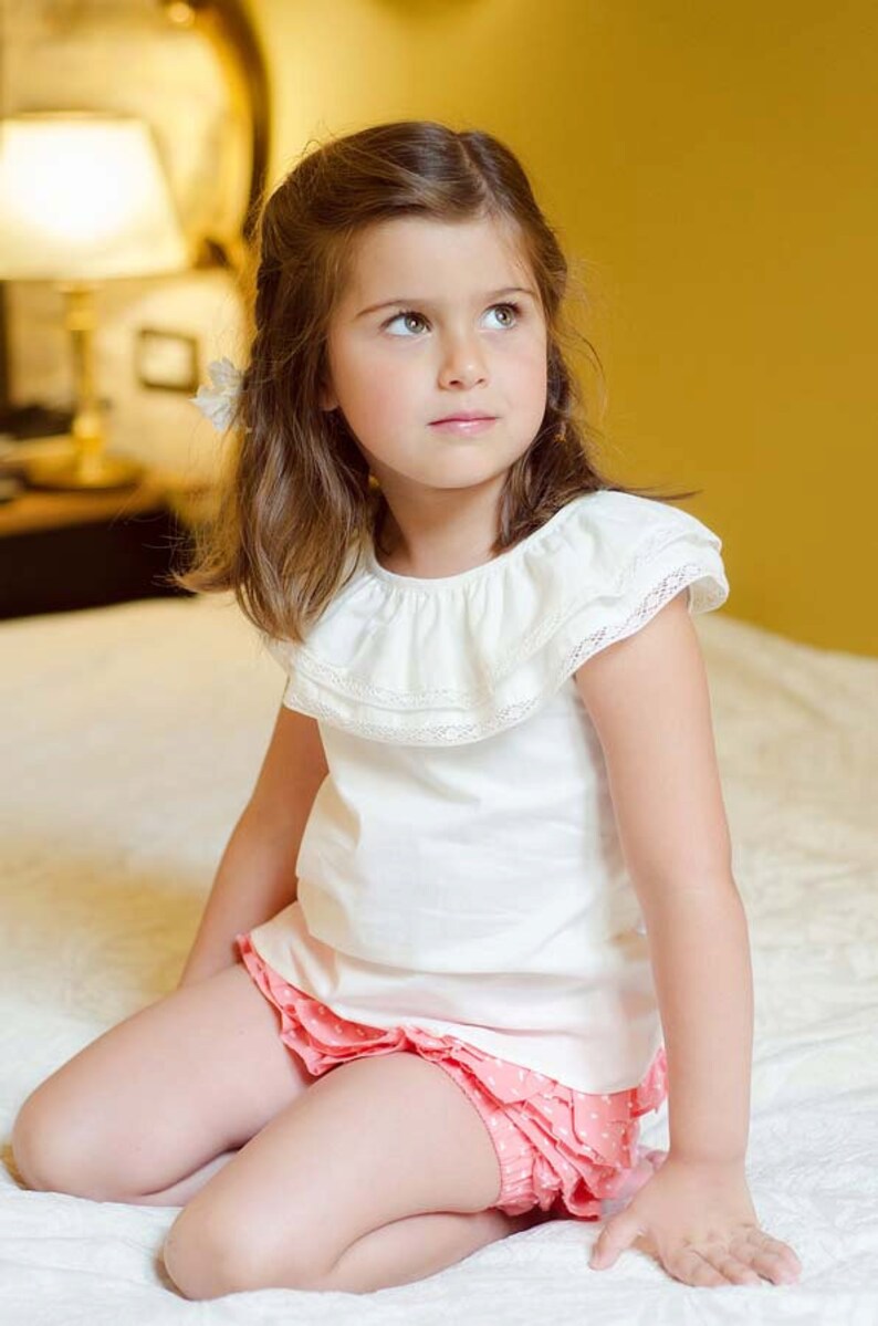 Lace White Toddler Top Baby Girl Blouse Baby Girl Shirt Etsy