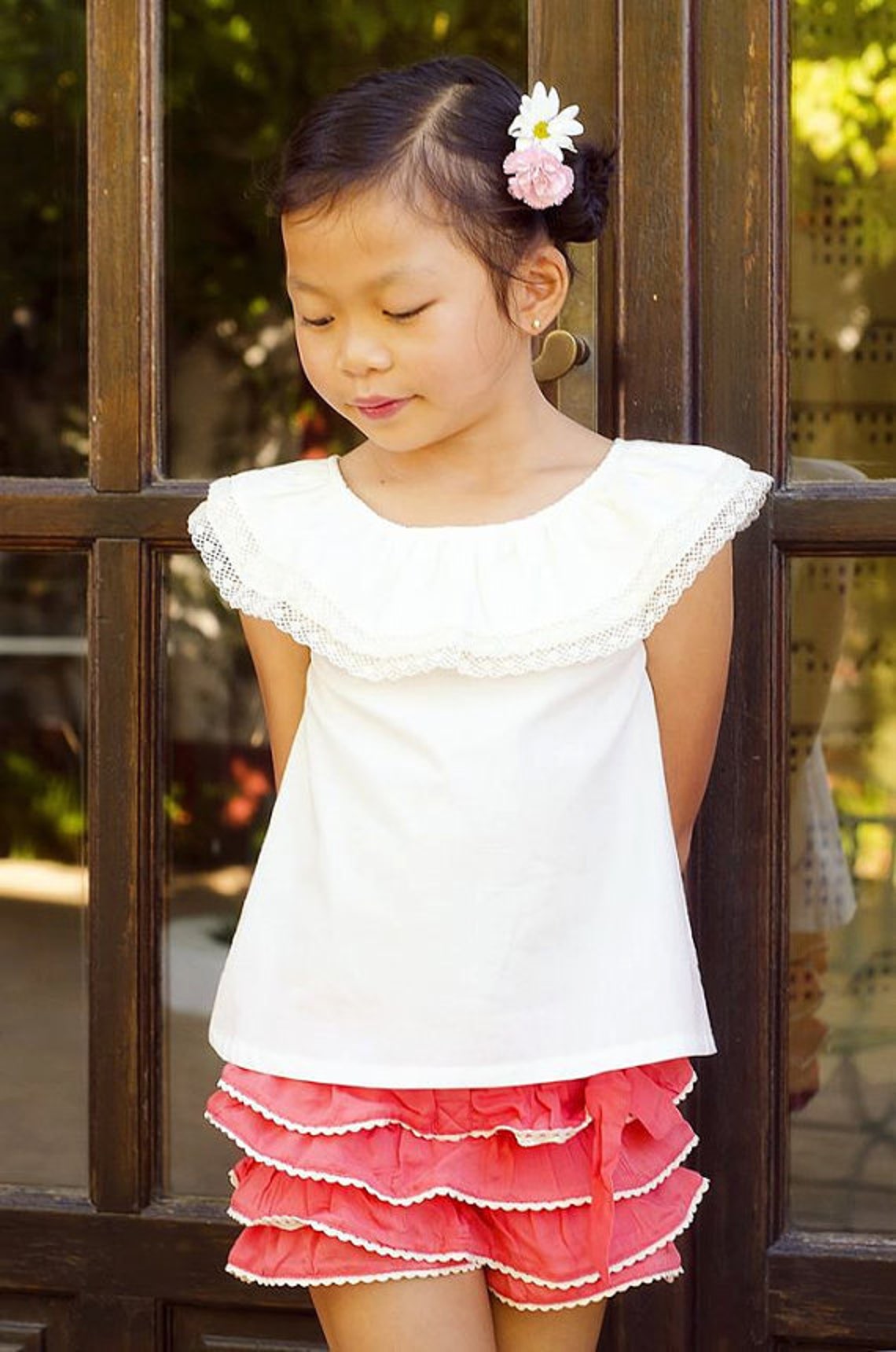 Lace White Toddler Top Baby Girl Blouse Baby Girl Shirt Etsy