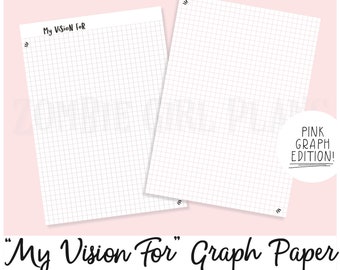 a5 printable planner insert graph paper graph paper a5 etsy pink graph paper