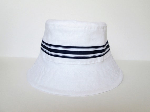 linen baby sun hat