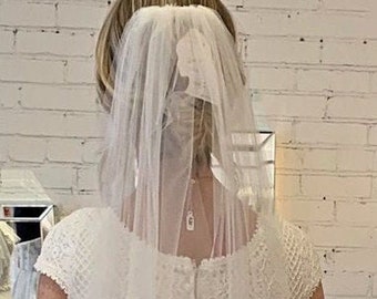 Waltz wedding veil etsy veil short wedding veil SHIPS NOW