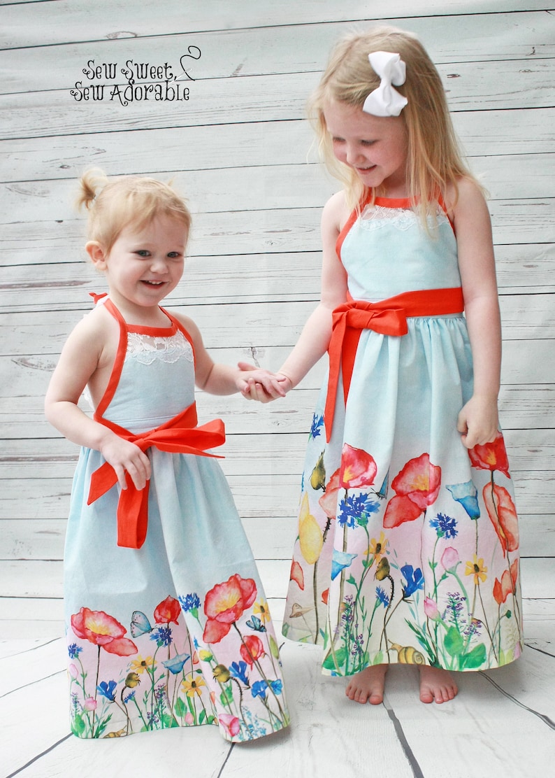Toddler Maxi Dress Flower Girl Dress Lace Dress Girl/'s Easter Dress Girl/'s Floral Maxi Dress Girl/'s Maxi Dress Girl/'s Floral Dress